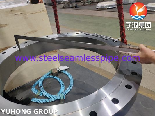ASME SA350 LF2 CL1 열교환기 부품 상단체 플랜지 하단 플랜지