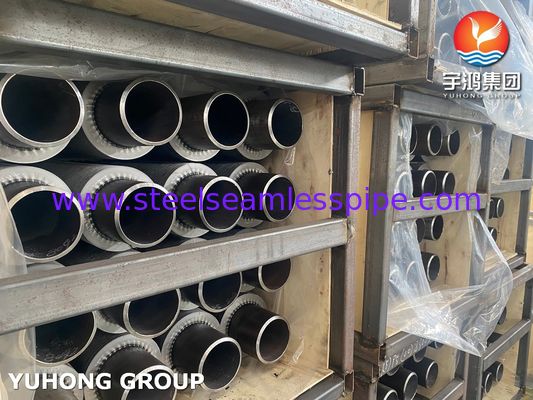 ASTM A106 GR.B 탄소강 이음매 없는 강관 고체 핀 튜브 (로용)