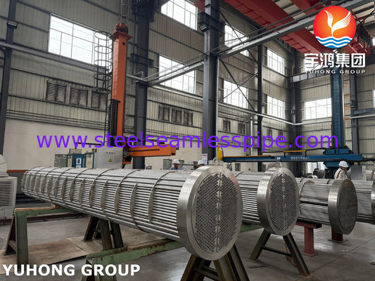 BV 검사 SA182 F11 GR.2 튜브 셰일 및 튜브 열 교환기 TEMA R 타입 최적 열 전달