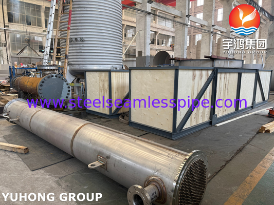 BV 검사 SA182 F11 GR.2 튜브 셰일 및 튜브 열 교환기 TEMA R 타입 최적 열 전달