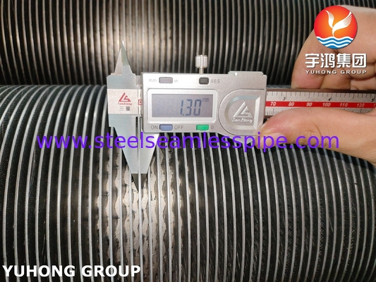 ASTM A376 TP347H 솔리드 나선형 고주파 용접 HFW 핀 튜브 (11Cr)