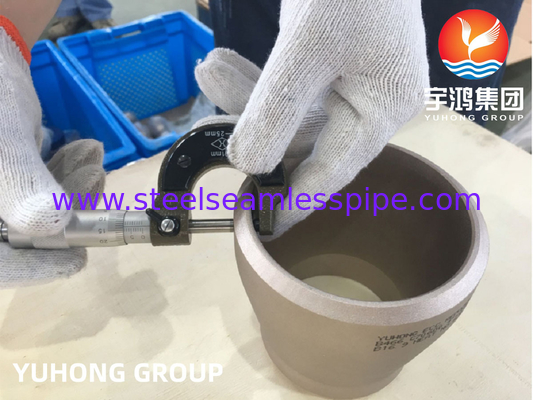 ASTM B466 C70600 구리 니켈 편심 감속기 피팅 (해양 공학용)