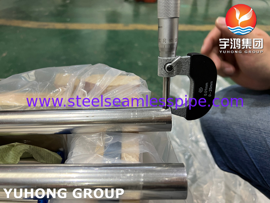 ASTM B111 / ASME SB111 C71500 구리 니켈 튜브 열교환기 튜브