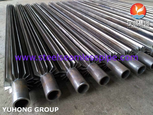 ASTM SA210 Gr A1 탄소강 핀이 부착된 종방향 핀 튜브 (열교환기용)