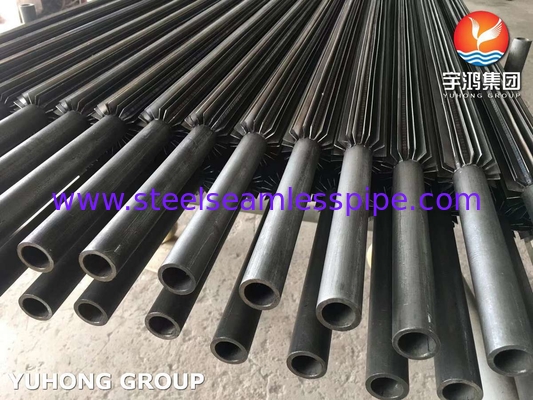 ASTM SA210 Gr A1 탄소강 핀이 부착된 종방향 핀 튜브 (열교환기용)