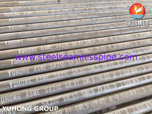 ASTM A210 / ASME SA210 Gr A1 보일러용 이음매 없는 중간 탄소강 튜브 (최소 벽)