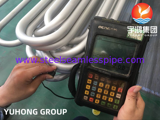 ASTM B444 합금 625 U-벤드 튜브 맞춤형 크기 (해양 석유 가스 시스템용 응축기)