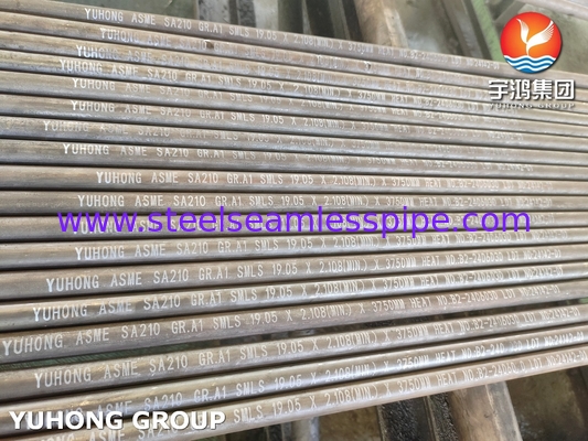ASME SA210 A1급 탄소철 톱리스 보일러 튜브 및 슈퍼 히터 튜브