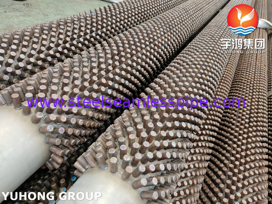 ASTM A213 T9 합금강 스터드 핀 튜브 (보일러 또는 히터용 합금/스테인리스강 스터드 포함)