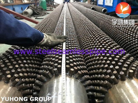 ASTM A213 T9 합금강 스터드 핀 튜브 (보일러 또는 히터용 합금/스테인리스강 스터드 포함)