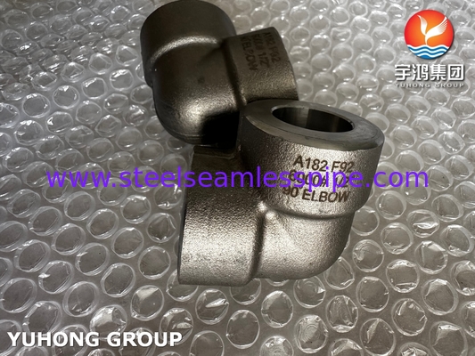 ASTM A182 F92 합금강 단조 90도 엘보 B16.11 2인치 Sch5-XXS