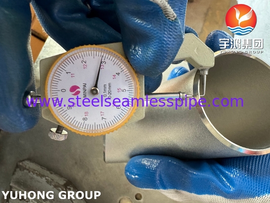 ASTM A403 WP304 스테인리스 스틸 90° 엘보 피팅 B16.9