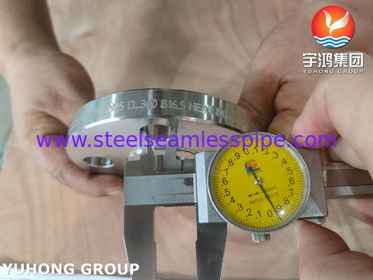 ASTM A182 F316Ti / UNS S31635 스테인리스강 슬립온 플랜지 B16.5 SORF 플랜지