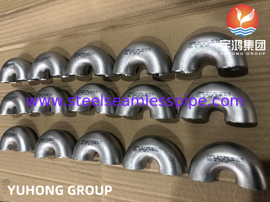 ASTM B366 C22 파이프 팔꿈치 공급자 부식 내성 니켈 합금 부착