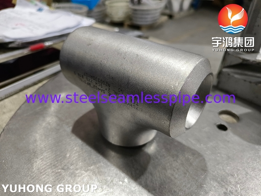 고압 WP316L 스테인리스 스틸 동일 티 ASTM A403을 준수하는 부트 웰드 피팅