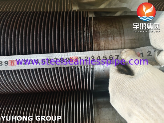 재열기 및 절탄기용 탄소강 A106 GR.B 스파이럴 핀 튜브