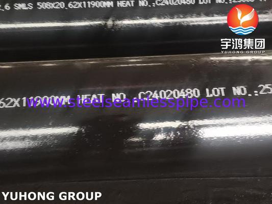 ASME SA333 6등급 낮은 온도에 사용 가능한 꿰매지 않는 탄소강 파이프