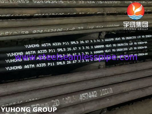 고온 ASTM A335 P11 무선 파이프 석유화학 및 발전소 파이프