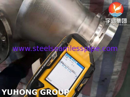 ASTM B363 Ti2 R50400 3.7035 티타늄 합금 강철 부착 부트 웰드 B16.9