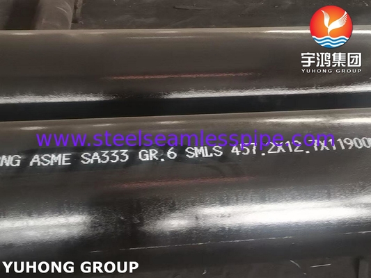 대형 산업용 냉동 시스템용 ASTM A333 Gr.6 이음매 없는 합금 파이프
