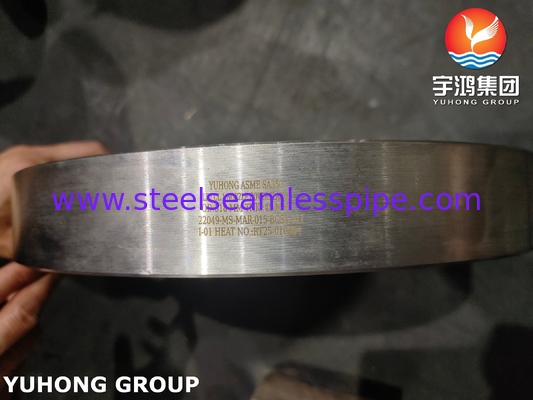 ASME SA350 LF2 Class 1 단조 탄소강 노즐 커버 플랜지 (배관 시스템용)