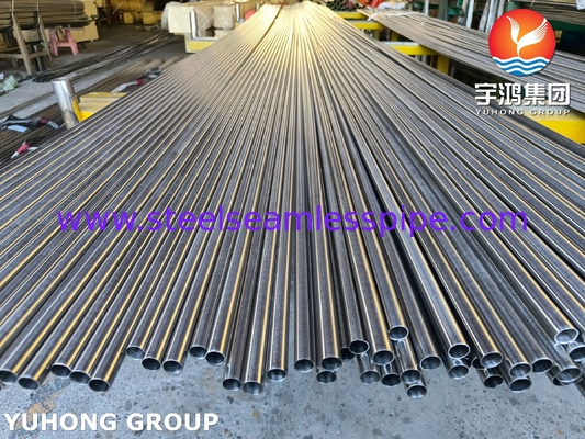 ASTM A213 TP321H S32109 스테인리스 스틸 열 교환 튜브 밝은 앙일