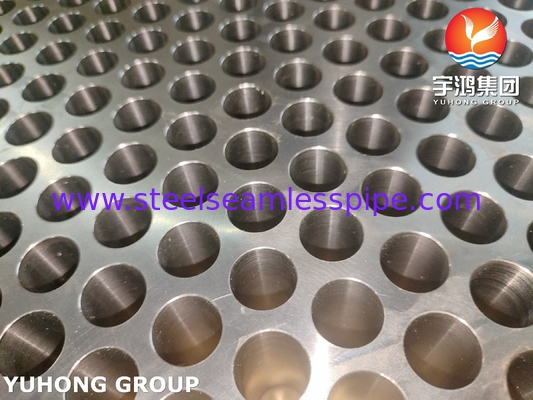 ASTM A182 F316Ti 스테인리스강 튜브시트 부식 방지, 화학 물질 및 해수 침식 저항