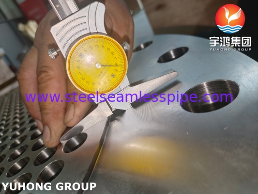 ASTM A182 F316Ti 스테인리스강 튜브시트 부식 방지, 화학 물질 및 해수 침식 저항