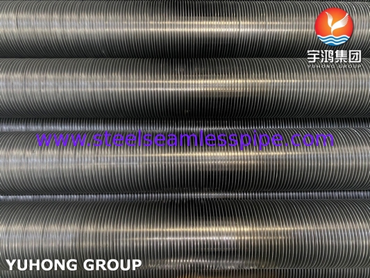 ASTM A335 P22 합금강 파이프, AS 핀 재질 HFW 솔리드 핀 튜브, 고온 서비스