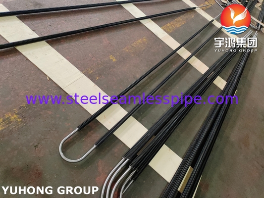 ASTM A179 Carbon Steel U Bend Welded Longitudinal Finned Tubes For Oil Refining Projects