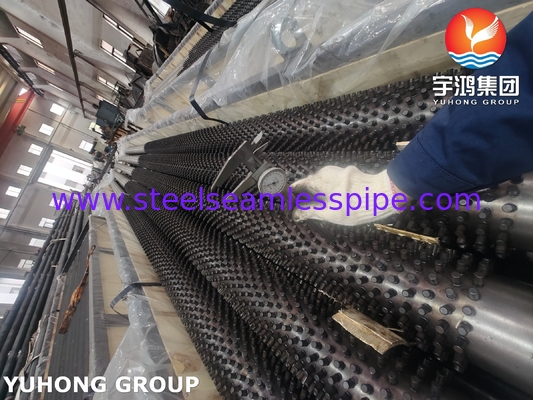 ASTM A335 Gr P5 Alloy Steel Studded Finned Tube for Refinery Heating Furnace