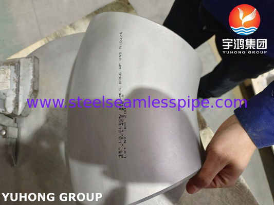 하스텔로이 C276 ASTM B366 N10276 니켈 합금 강철 부트 웰드 파이프 부착 팔꿈치 B16.9
