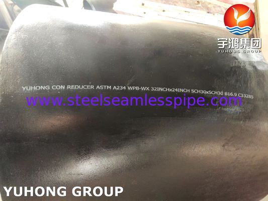 ASTM A234 WPB -WX 버트 접합 관 이음쇠 석유 가스 케미컬 B16.9 비료