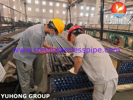 열교환기용 AL1060 핀이 있는 ASME SA209 합금강 임베디드 핀 튜브