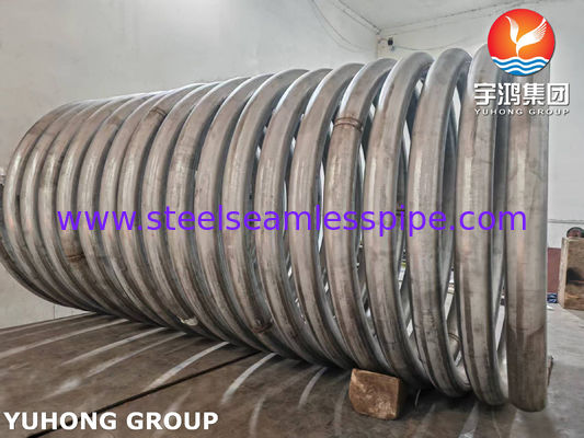 ASTM A269 TP304 / 304L 스테인리스 스틸 난방 및 냉각 코일, 코일 튜브