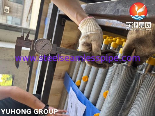 공랭식 열교환기용 압출 핀 튜브 스테인리스강 ASTM A213 TP304