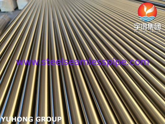 ASTM A213 TP312H 스테인리스 스틸 무선 튜브 열 교환기에 사용되는 밝은 연금 표면