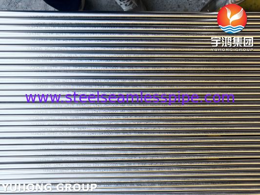 ASTM A213 TP312H 스테인리스 스틸 무선 튜브 열 교환기에 사용되는 밝은 연금 표면