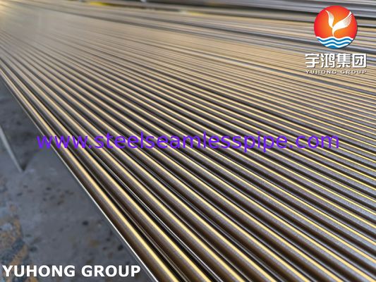 ASTM A213 TP312H 스테인리스 스틸 무선 튜브 열 교환기에 사용되는 밝은 연금 표면