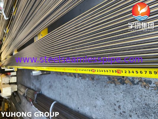 ASTM A213 TP312H 스테인리스 스틸 무선 튜브 열 교환기에 사용되는 밝은 연금 표면