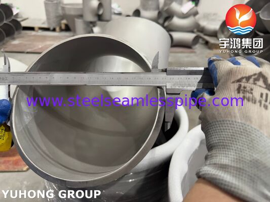 ASTM B366 WPHC276 90도 팔꿈치 하스텔로이 C276 UNS N10276 파이프 피팅