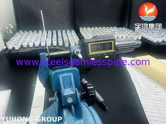 SUS304 X5CrNi18-9 외과용 장치용 의료용 스테인리스 스틸 모세관