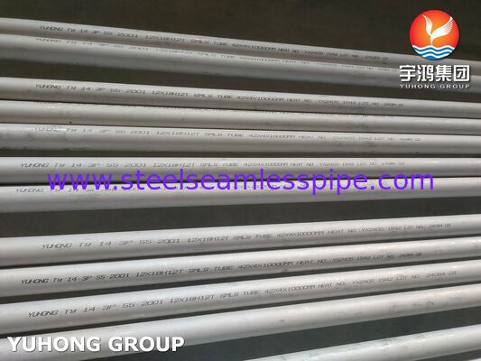 열교환기 및 화학 산업용 GOST 9941-81에 따른 12X18H10T / AISI 321 스테인리스 강관