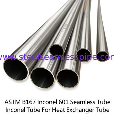 ASTM B167 Inconel 601 이음매 없는 튜브 - 부식 및 고온 내성 니켈 합금 열교환기 튜브