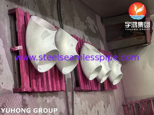 ASTM A403 WP316L 스테인리스강 피팅 90도 엘보우 맞대기 용접