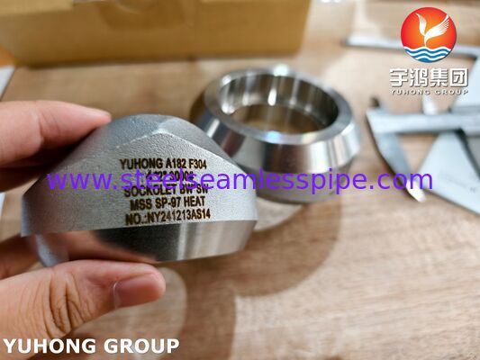 ASTM A182 F304 1.4301 SW 가조 피팅,  Nipple, Sockolet, Tee, Elbow, Coupling MSS SP-97