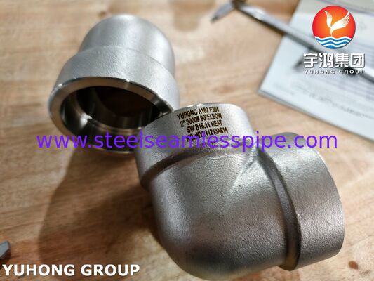 ASTM A182 F304 1.4301 SW 가조 피팅,  Nipple, Sockolet, Tee, Elbow, Coupling MSS SP-97