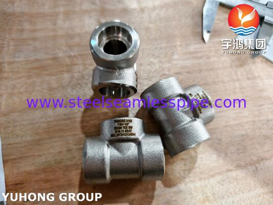 ASTM A182 F304 1.4301 SW 가조 피팅,  Nipple, Sockolet, Tee, Elbow, Coupling MSS SP-97