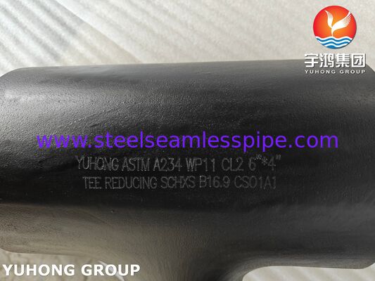 ASTM A234 WP11 CL2 합금강 피팅 맞대기 용접 화학 산업용