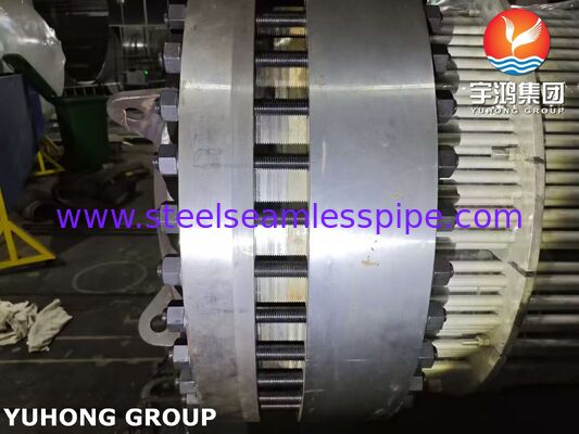 부식 관리를 위한 비용 효율적인 316L 튜브 및 SA350 LF2/316L 클래드 튜브시트를 갖춘 플로팅 헤드 열교환기